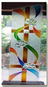 Glass Acid texture, Glass Fusing, 